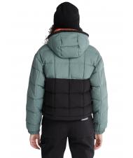 TIMBERLAND HOODER PUFFER Veste à capuche vert baumier/noir - Doudounes femme - 4
