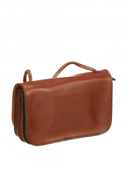 RUSTICI Sac à bandoulière en cuir MARRON - Sacs pour Femme