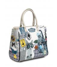 BRACCIALINI ALLROUND Sac &agrave; main avec bandouli&egrave;re Noir - Sacs pour Femme - 2