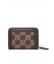 BRACCIALINI MONORANGE Portefeuille moyen zipp&eacute; marron - Portefeuilles Femme - 3