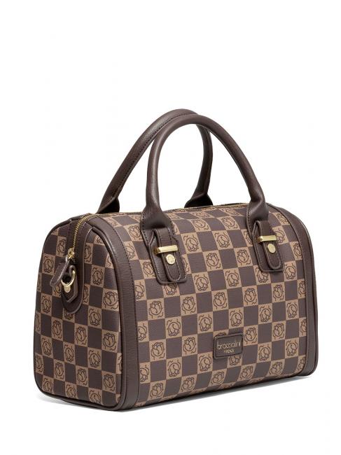 MONORANGE Sac coffre avec bandoulière marron - Sacs pour Femme