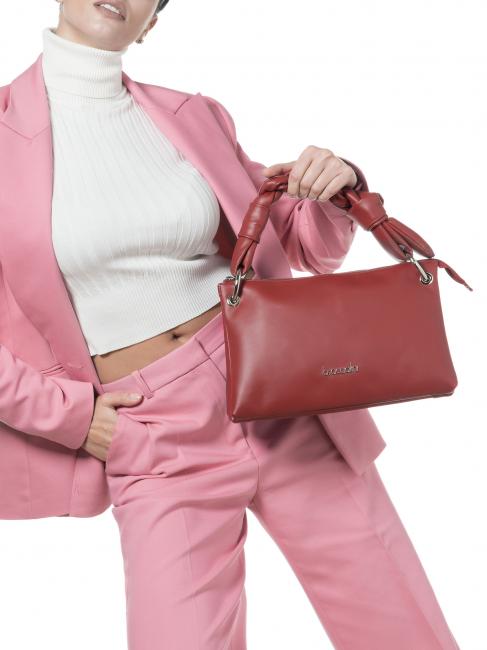 CHARLIZE Sac bandouli&egrave;re en cuir carmin - Sacs pour Femme