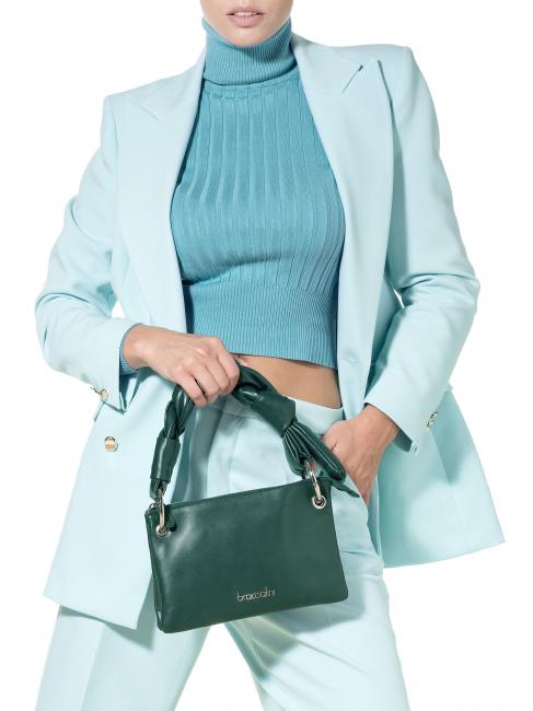 CHARLIZE Petit sac en cuir VERT - Sacs pour Femme