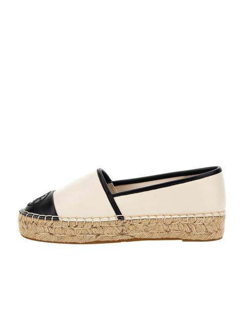 JALEEL Espadrilles compens&eacute;es tress&eacute;es blanc - Chaussures Femme