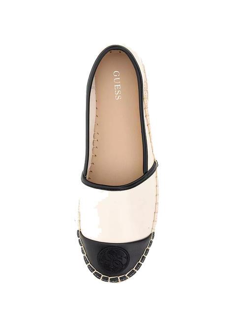 JALEEL Espadrilles compens&eacute;es tress&eacute;es blanc - Chaussures Femme