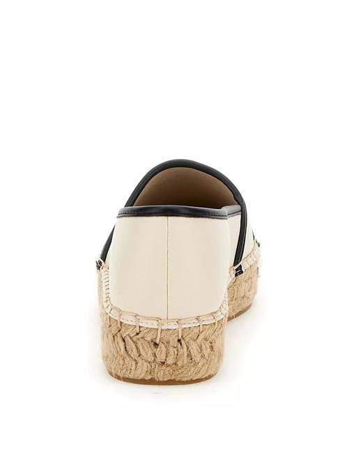 JALEEL Espadrilles compens&eacute;es tress&eacute;es blanc - Chaussures Femme