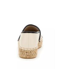 GUESS JALEEL Espadrilles compens&eacute;es tress&eacute;es blanc - Chaussures Femme - 4