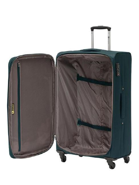 ONE WAY Ensemble de 3 chariots &agrave; bagages &agrave; main, moyen exp, grand exp papier de sucre - Ensemble Valises