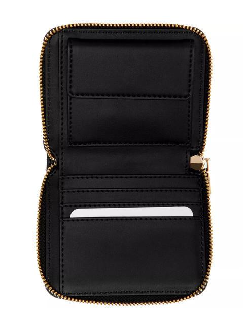 LAUREL Petit portefeuille zipp&eacute; NOIR - Portefeuilles Femme