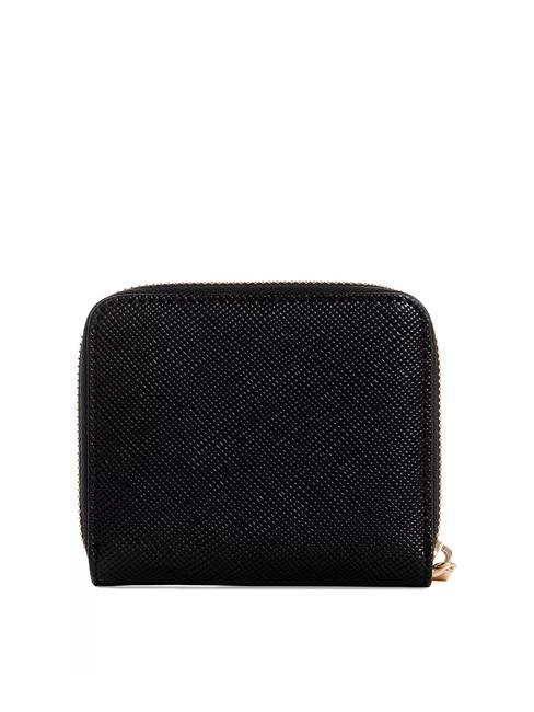 LAUREL Petit portefeuille zipp&eacute; NOIR - Portefeuilles Femme