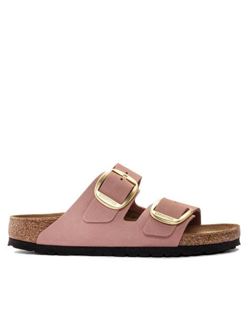 ARIZONA BIG BUCKLE Babouche en cuir nubuck rosiers anciens - Chaussures Femme