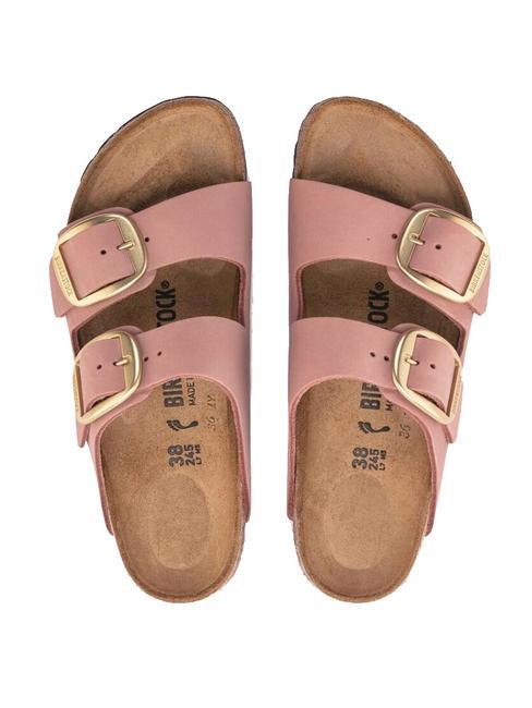 ARIZONA BIG BUCKLE Babouche en cuir nubuck rosiers anciens - Chaussures Femme