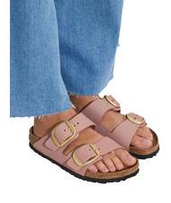 BIRKENSTOCK ARIZONA BIG BUCKLE Babouche en cuir nubuck rosiers anciens - Chaussures Femme - 5