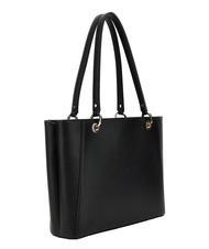 GUESS NOELLE Sac cabas Saffiano NOIR - Sacs pour Femme - 2