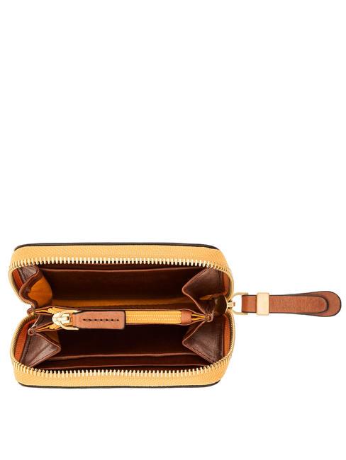 CHIARA Petit portefeuille en cuir MARRON - Portefeuilles Femme