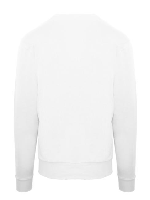 LOGO PRINT Sweat-shirt &agrave; col rond blanche - Pulls molletonn&eacute;s