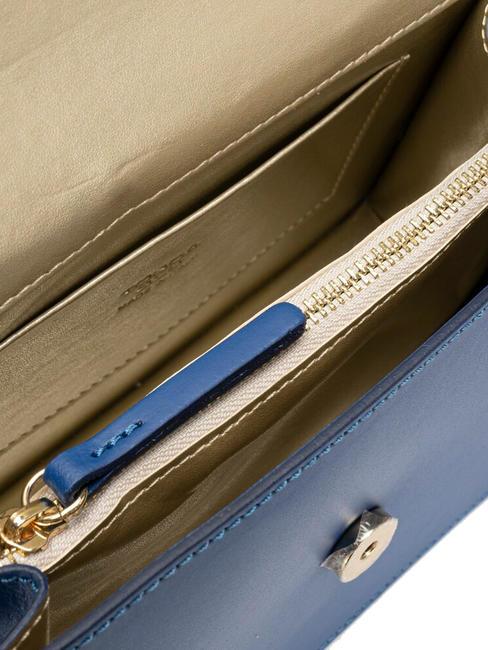 LILY  Mini sac &agrave; bandouli&egrave;re, en cuir bleu &eacute;lectrique - Sacs pour Femme