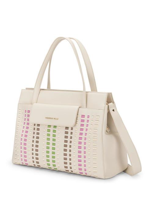 CAMILLA Sac &agrave; main, avec bandouli&egrave;re NATUREL - Sacs pour Femme