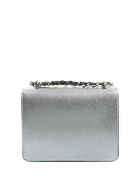MICHELLE Sac &agrave; bandouli&egrave;re en cuir ARGENT - Sacs pour Femme