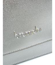 BRACCIALINI MICHELLE Sac &agrave; bandouli&egrave;re en cuir ARGENT - Sacs pour Femme - 4