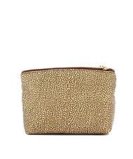 BORBONESE CLASSICA POUCH MEDIUM Beaut&eacute; mer Beiger - Pochettes & Trousses - 3