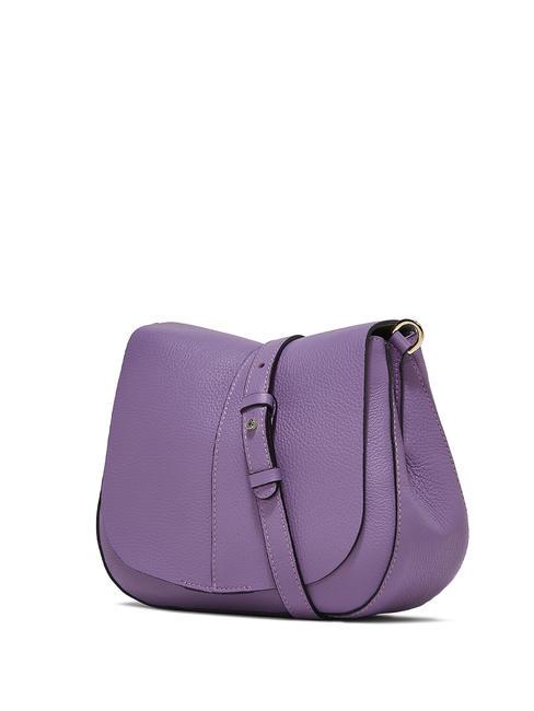 HELENA ROUND Sac en cuir &agrave; double &eacute;paule glycine - Sacs pour Femme