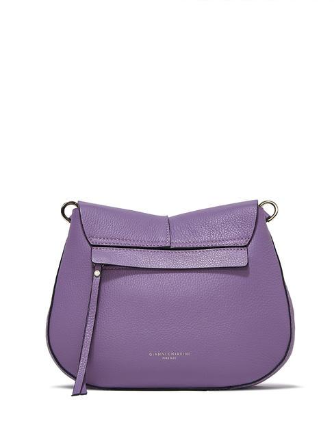 HELENA ROUND Sac en cuir &agrave; double &eacute;paule glycine - Sacs pour Femme