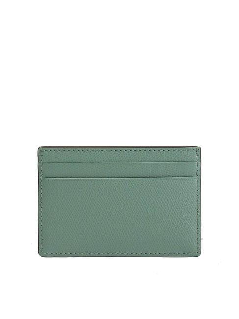 CAMELIA Porte-cartes en cuir verts min&eacute;raux - Portefeuilles Femme