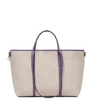 GIANNI CHIARINI SUPERLIGHT Cabas en paille et cuir var. glycine - Sacs pour Femme - 4