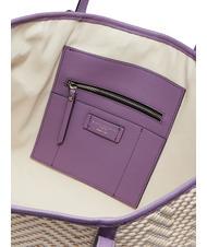 GIANNI CHIARINI SUPERLIGHT Cabas en paille et cuir var. glycine - Sacs pour Femme - 5