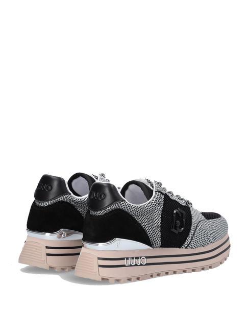 MAXI WONDER 57 Baskets &agrave; plateforme imprim&eacute; python puret&eacute; - Chaussures Femme