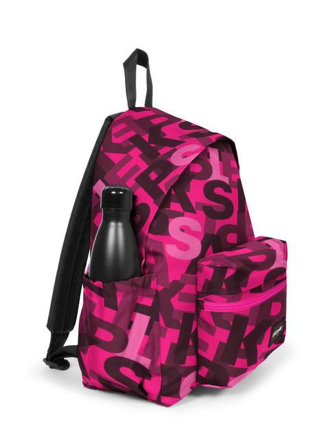 PADDED ZIPPL'R + Sac &agrave; dos lettre rose - Sacs &agrave; dos pour l'&Eacute;cole & les Loisirs