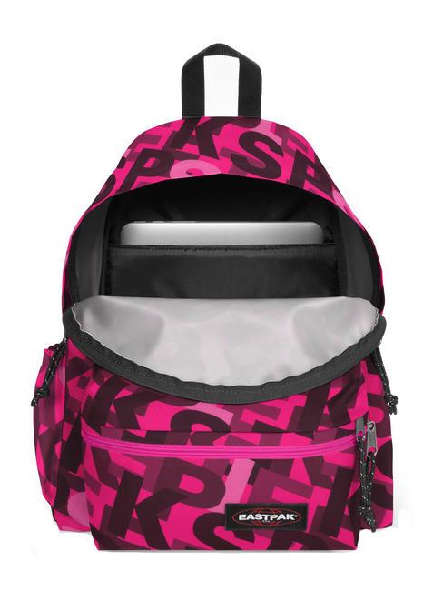 PADDED ZIPPL'R + Sac &agrave; dos lettre rose - Sacs &agrave; dos pour l'&Eacute;cole & les Loisirs