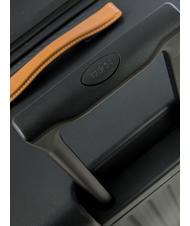 BRIC’S CAPRI Chariot coffre de taille moyenne Noir - Valises Rigides - 6