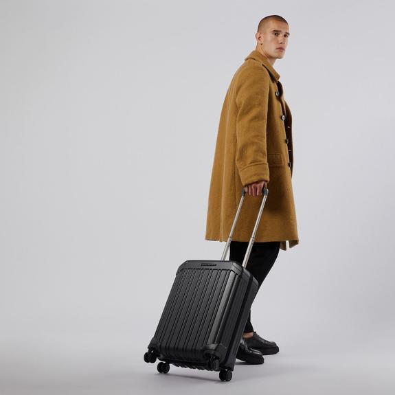 PQ-LIGHT Trolley cabine ultra fin noir mat - Valises cabine