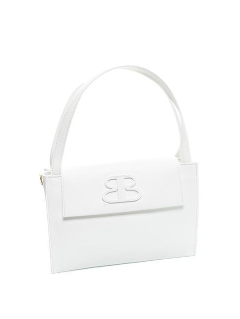 JULIA Sac &agrave; main en cuir blanc - Sacs pour Femme