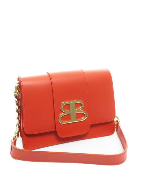 LILY  Mini sac &agrave; bandouli&egrave;re, en cuir ROUGE - Sacs pour Femme