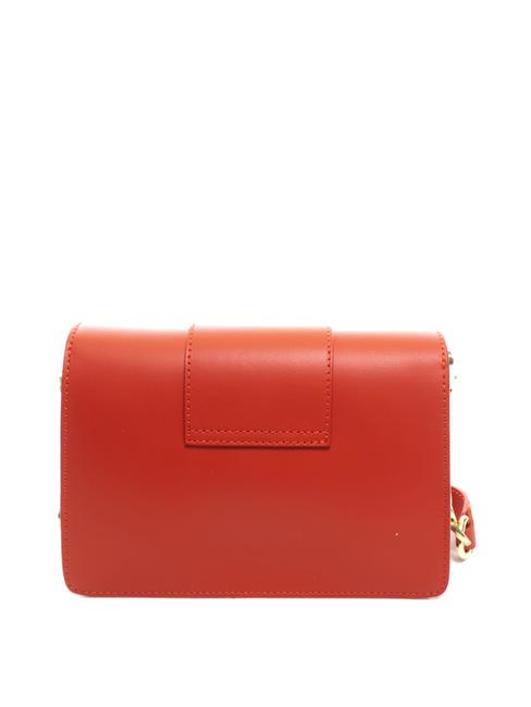 LILY  Mini sac &agrave; bandouli&egrave;re, en cuir ROUGE - Sacs pour Femme