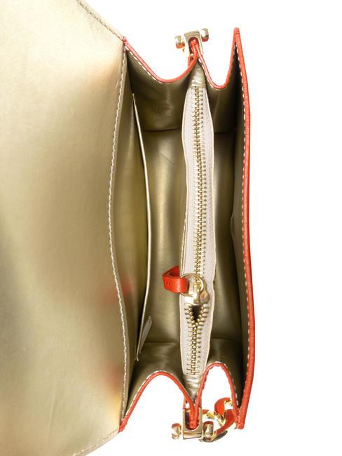 LILY  Mini sac &agrave; bandouli&egrave;re, en cuir ROUGE - Sacs pour Femme