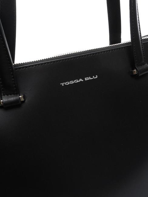 GRACE Cabas en cuir Noir - Sacs pour Femme