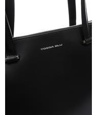 TOSCA BLU GRACE Cabas en cuir Noir - Sacs pour Femme - 3