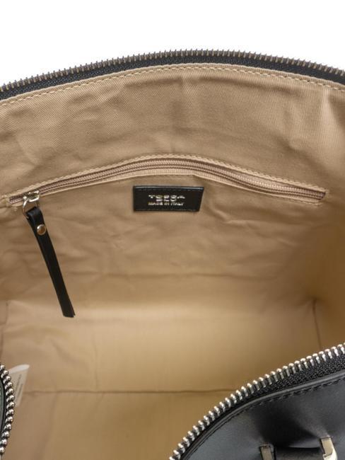 GRACE Cabas en cuir Noir - Sacs pour Femme