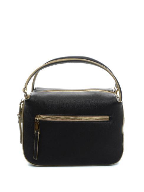 AURORA Sac &agrave; main en cuir Noir - Sacs pour Femme