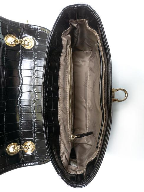 GERALDINA Sac imprim&eacute; noix de coco noir - Sacs pour Femme