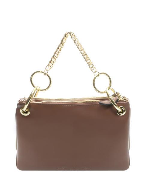 HELDA Mini sac avec cha&icirc;ne beige - Sacs pour Femme