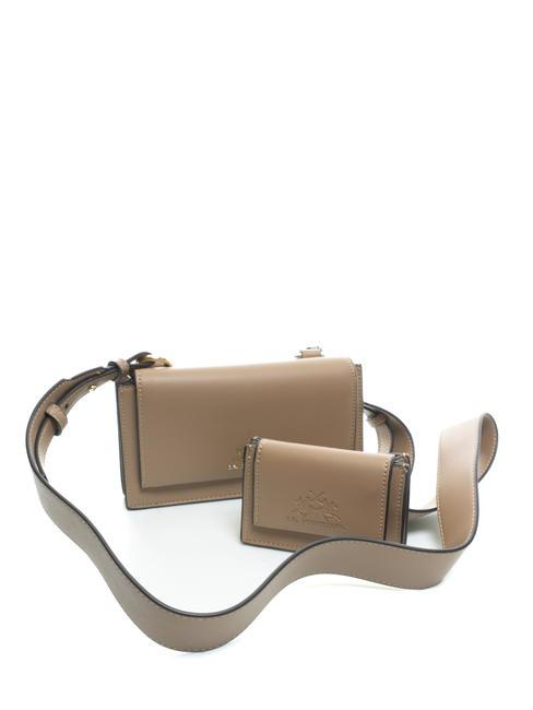 HERITAGE Pochette avec bandouli&egrave;re beige - Sacs pour Femme