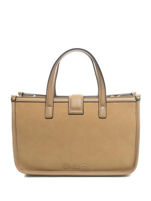 GISELA Sac cartable avec boucle beige - Sacs pour Femme