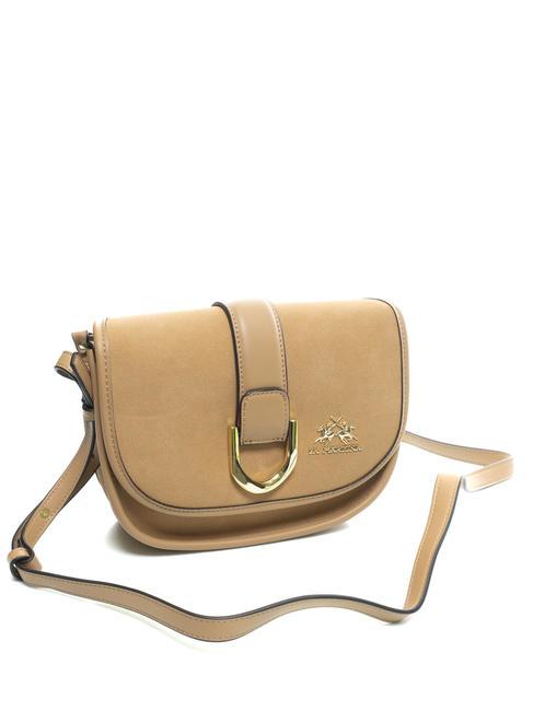 GISELA Sac &agrave; rabat beige - Sacs pour Femme