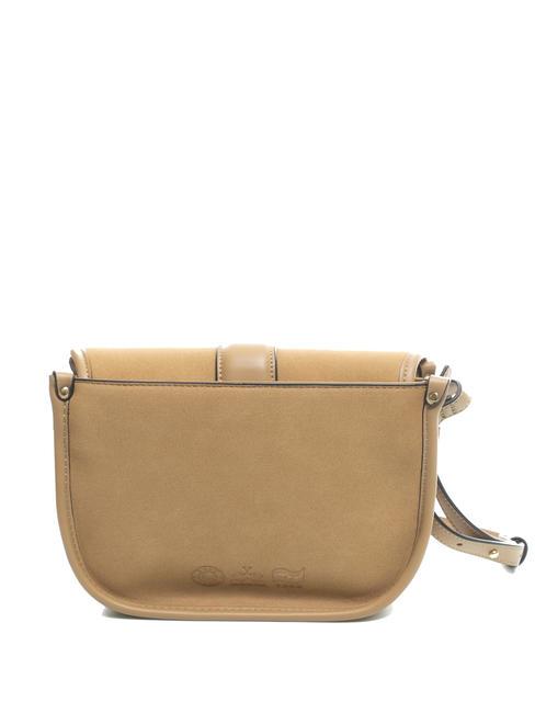 GISELA Sac &agrave; rabat beige - Sacs pour Femme