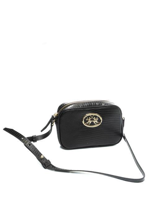 GERALDINA Sac photo &agrave; logo assorti noir - Sacs pour Femme